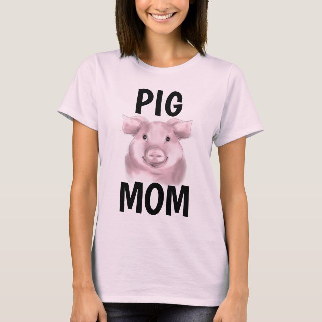 Camisetas PIG MOM (Anverso)