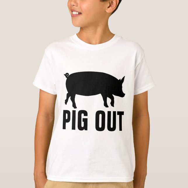 Camisetas PIG OUT (Anverso)