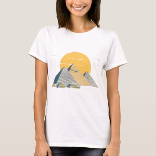 Camisetas pirámides y camiseta de Sun Egypt