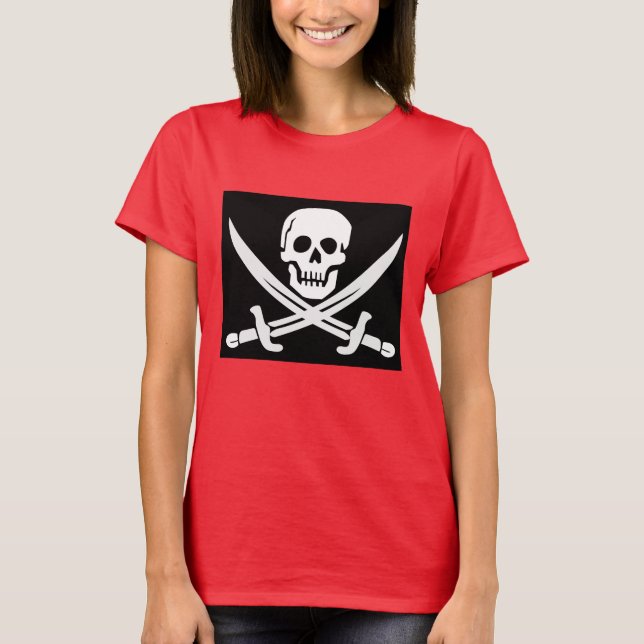 CAMISETAS PIRATAS EN CROSSBONES (Anverso)