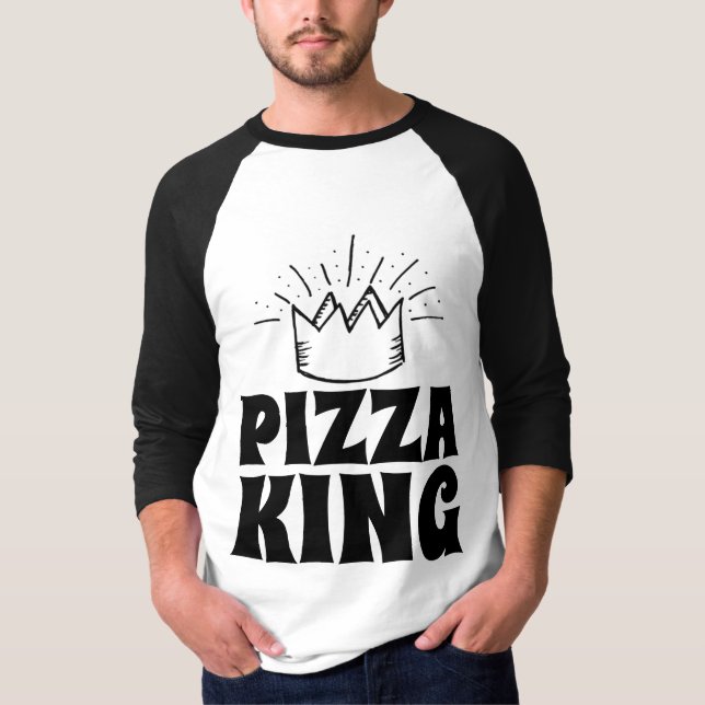 Camisetas PIZZA KING DAD (Anverso)