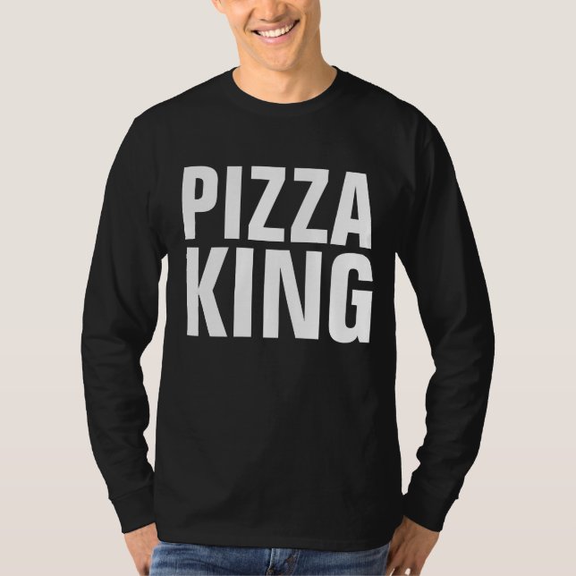 Camisetas PIZZA KING, tetería Pizza Lover (Anverso)