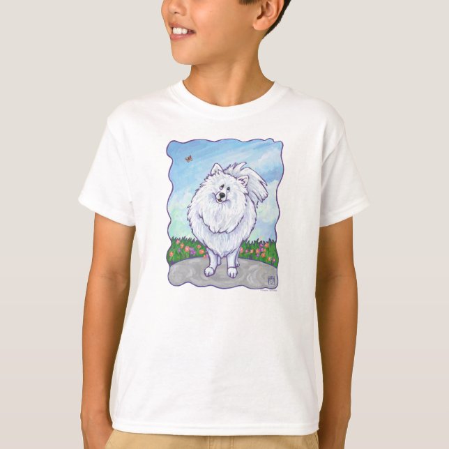 Camisetas Pomeranas Blancas (Anverso)
