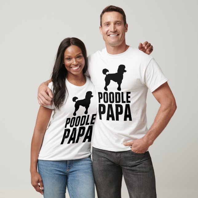 Camisetas POODLE DAD PAPA (Unisexo)