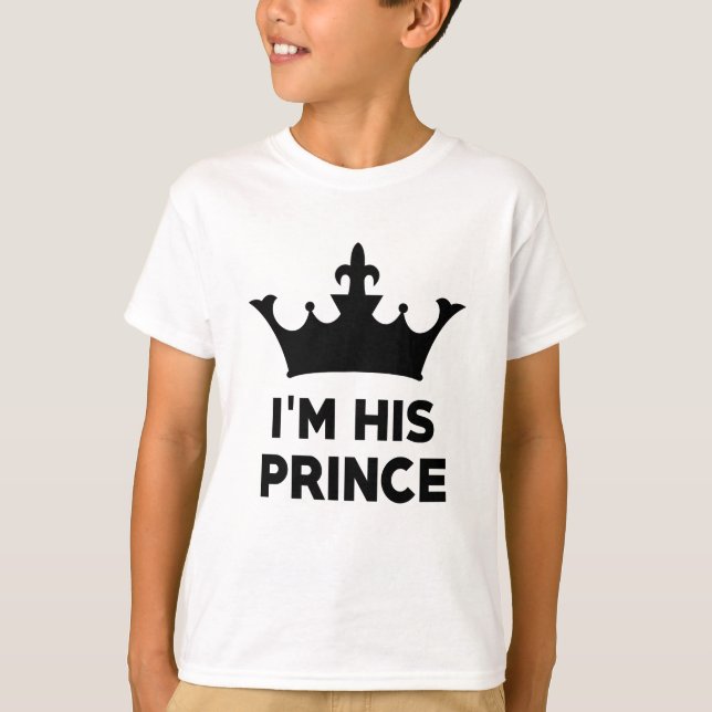 Camisetas Príncipe y Princesa (Anverso)