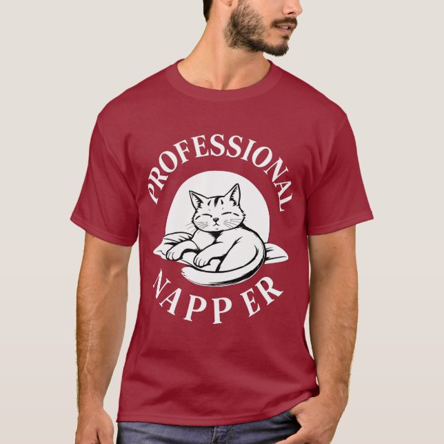Camisetas profesionales Napper-Cat Lover - Limitad (Anverso)