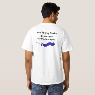 Camisetas profesionales simples del trabajo del