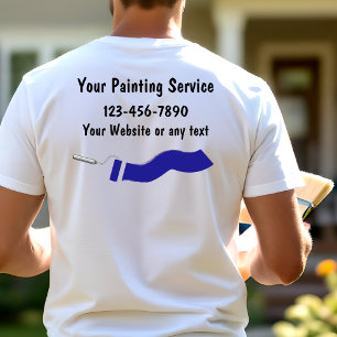 Camisetas profesionales simples del trabajo del
