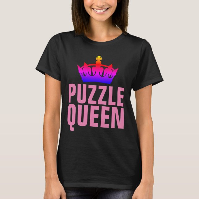 Camisetas PUZZLE QUEEN (Anverso)