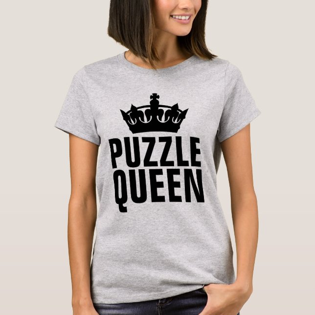 Camisetas PUZZLE QUEEN (Anverso)