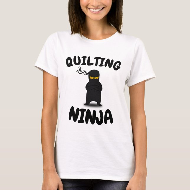 Camisetas QUILTER divertidas de NINJA (Anverso)