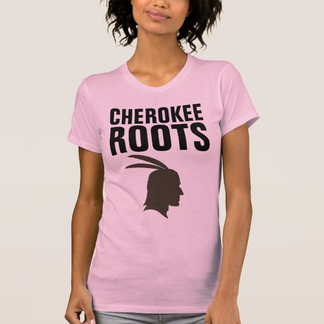 Camisetas RAÍZ DE CHEROKEE INDIAN (Anverso)