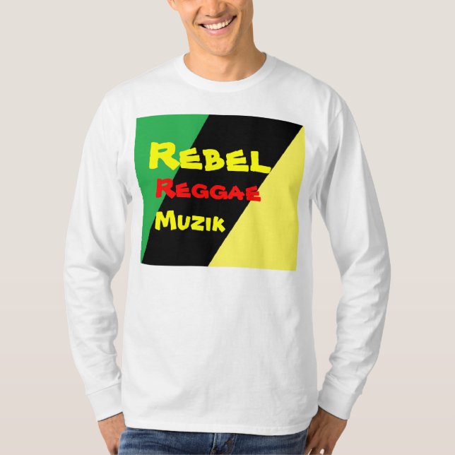 Camisetas Rebel reggae muzik (Anverso)