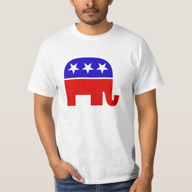 camisetas Republicanos Del Elefante T (Anverso)