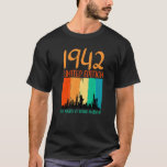 Camisetas Retro 80th Birthday T 1942 80 Years Of B<br><div class="desc">Camisetas Retro 80th Birthday T 1942 80 Años De Ser Increíble.</div>