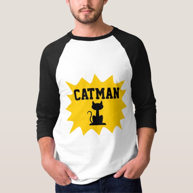 Camisetas Retro De CATMAN MEN (Anverso)