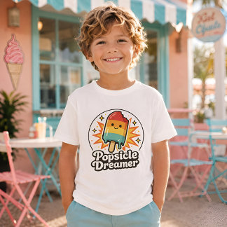 Camisetas Retro para Niños Popsicle Dreamer