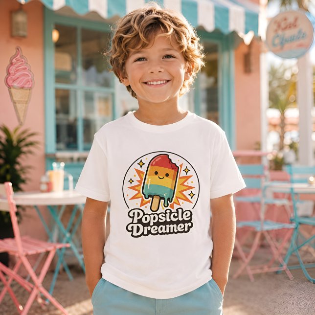 Camisetas Retro para Niños Popsicle Dreamer (Subido por el creador)