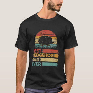 Camisetas Retro Vintage Best Hedgehog Dad