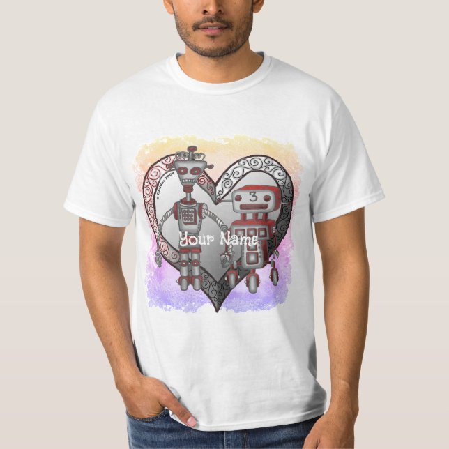 Camisetas Robot Love (Anverso)