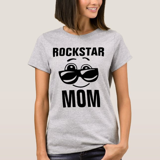 Camisetas ROCKSTAR para Mamá (Anverso)