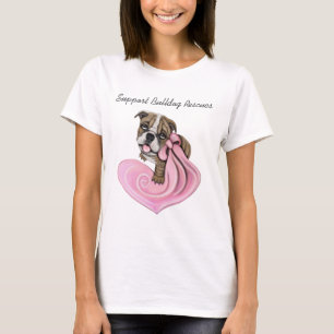 Camisetas rosado de la caridad de la muestra del