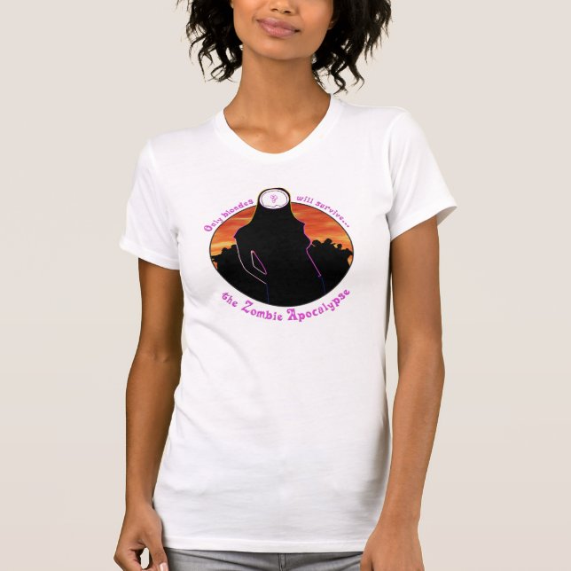 Camisetas rubio del detalle de la apocalipsis del (Anverso)