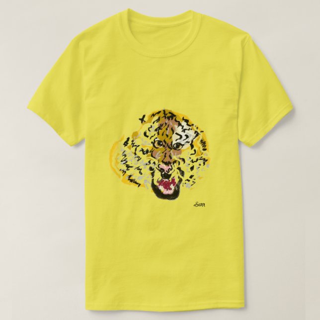 Camisetas : Salvaje del tigre (Diseño del anverso)