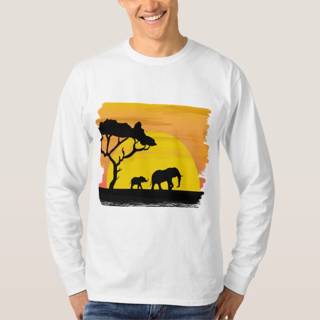 Camisetas salvajes africanas (Anverso)