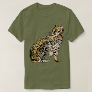 Camisetas salvajes de la vida del gato salvaje del
