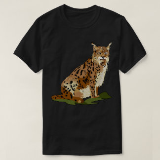 Camisetas salvajes de la vida del gato salvaje del