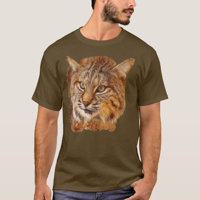 Camisetas salvajes del gato del lince (Anverso)