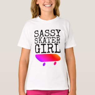 Camisetas SASSY SKATER CHICA SKATEBOARDING