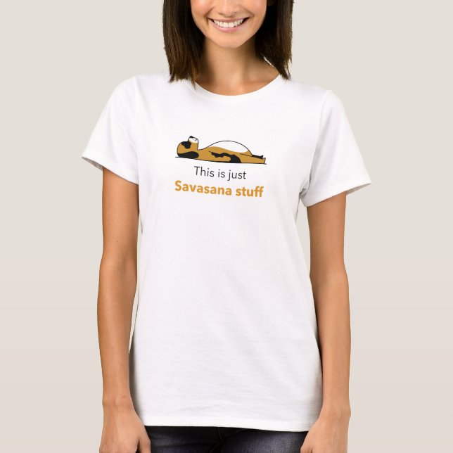 Camisetas Savasana/camisetas Yogs (Anverso)