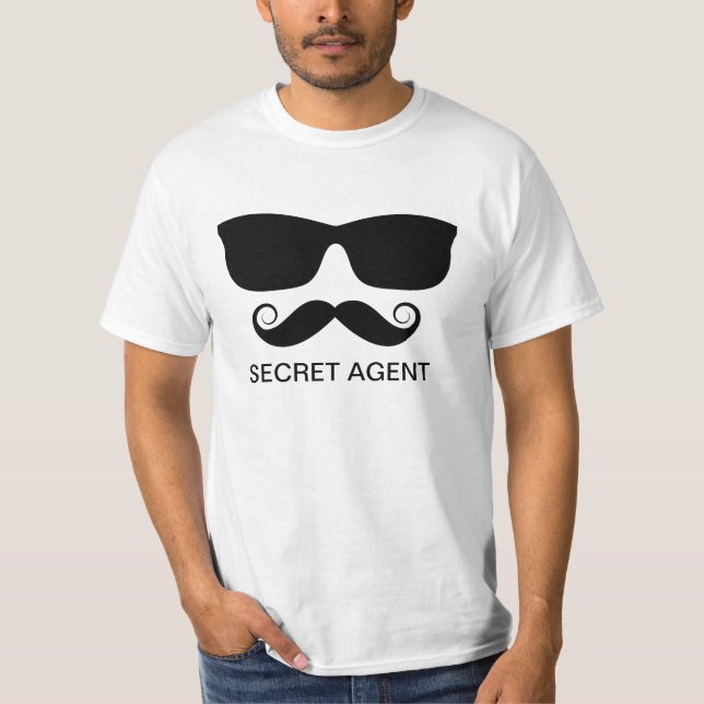 Camisetas secretas del disfraz de Agemt (Anverso)