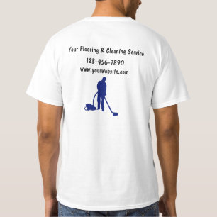Camisetas simples del trabajo del suelo y de la