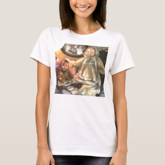 Camisetas sin mangas antiguas de las muñecas