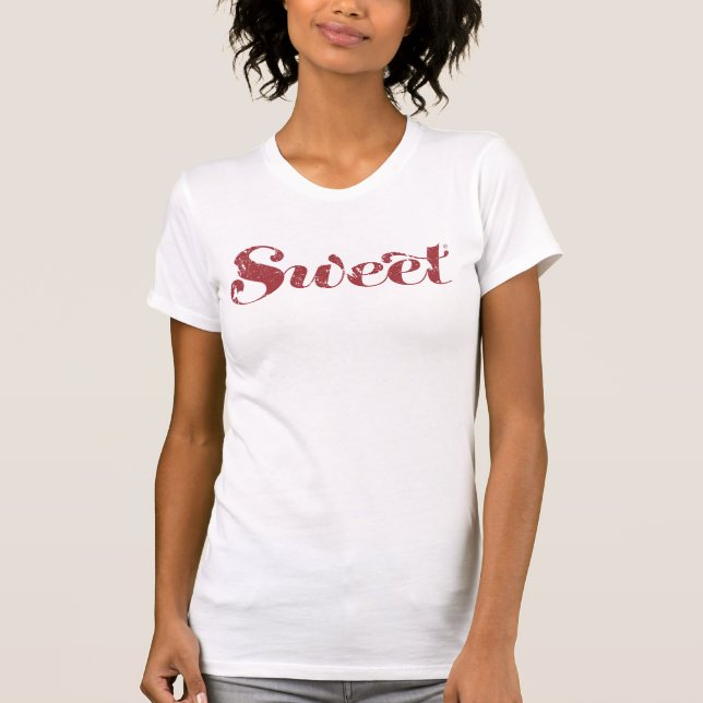 Camisetas sin mangas cabidas dulce (Anverso)