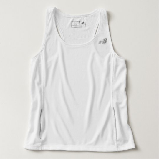 Tank Top Para Correr De New Balance, Blanco
