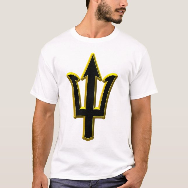 CAMISETAS SIN MANGAS DE BARBADOS TRIDENT (Anverso)