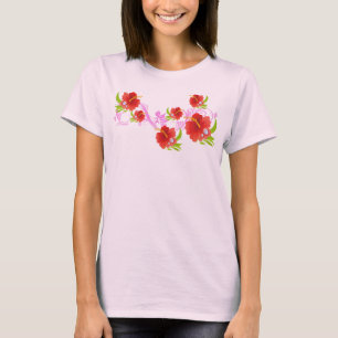 camisetas sin mangas de la brisa del hibisco