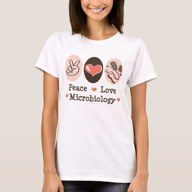 Camisetas sin mangas de la microbiología del amor (Anverso)