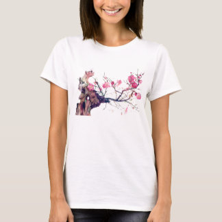 Camisetas sin mangas de las flores de cerezo de