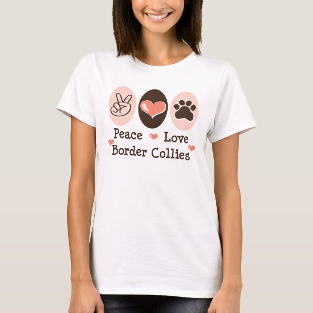 Camisetas sin mangas de los borderes collies del (Anverso)