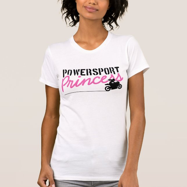 Camisetas sin mangas de princesa Girl Wheelie de (Anverso)