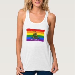 Camisetas sin mangas de Racerback del #ShootBack