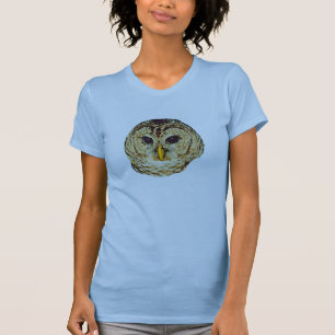 Camisetas sin mangas del búho barrado