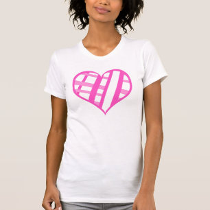 Camisetas sin mangas del corazón de la tarjeta de