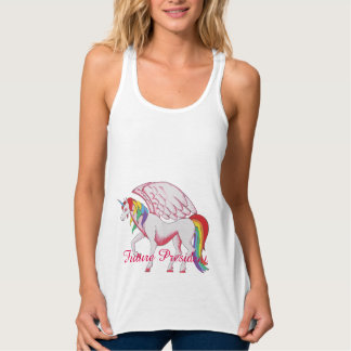 camisetas sin mangas del Embarazo-unicornio