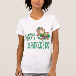 Camisetas sin mangas del oso del día de St Patrick
